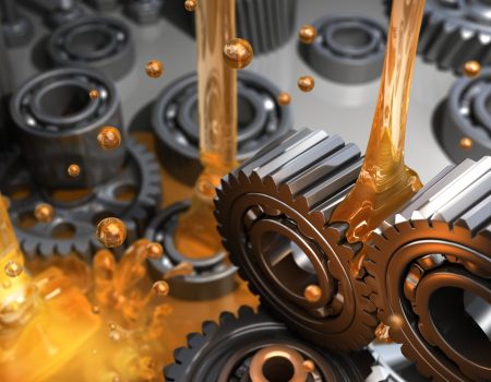 Lubricant,And,Gears,-,3d,Rendering
